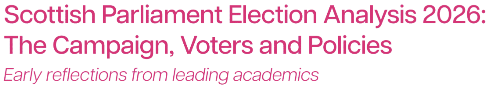 UK Election Analysis